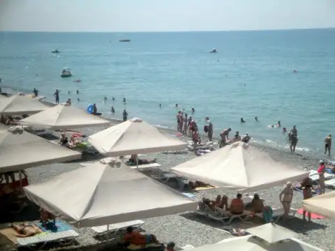 Пляж - пешком 3 минуты